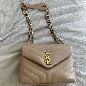 YSL LOULOU SMALL CHAIN BAG IN MATELASSÉ